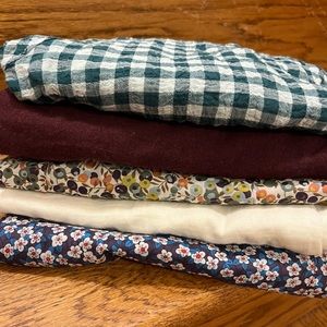 Lot of 5 Mabo kids tops and dress, size 12 and 14